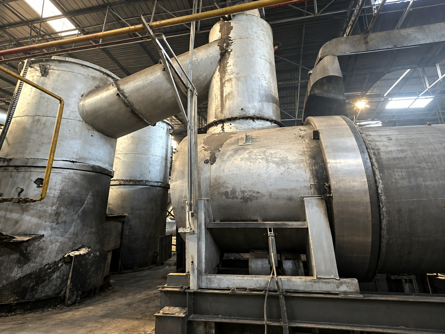 AI illustration of an incineration line like the one at the Biotic facility in Delhi